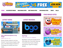 Tablet Screenshot of bingotastic.com